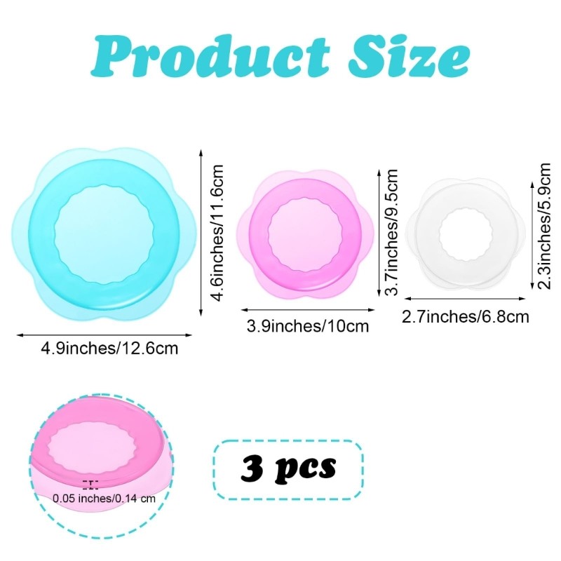 Silicone Lids Reusable Elastic Covers Microwave Airtights Seal