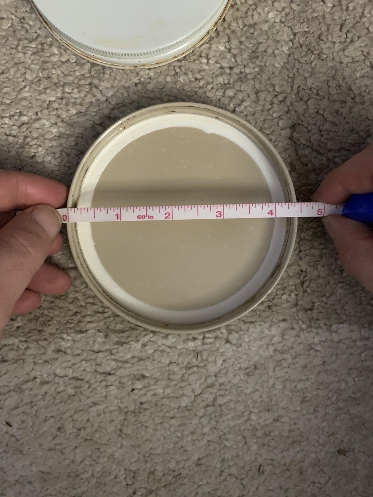 1 Gallon Fermentation Jar Replacement White Steel Caps 5
