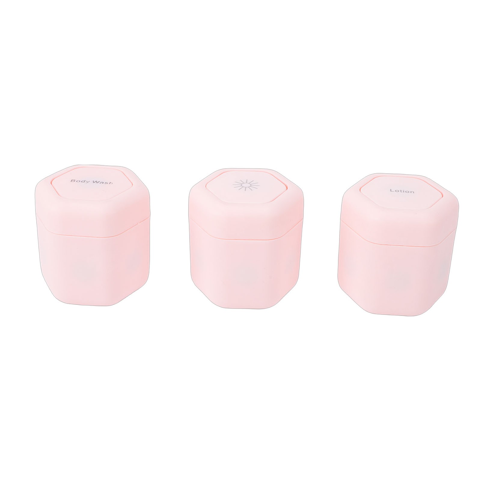 3 Pcs Magnetic Travel Toiletry Containers For Lotion Cleanser Trending↑