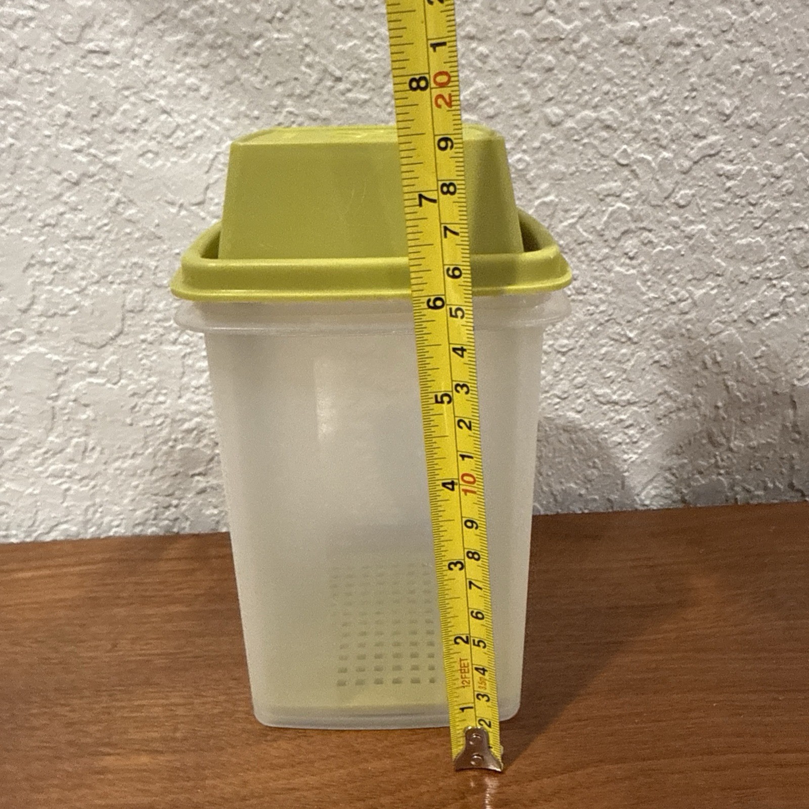 Vintage Tupperware Pick-A-Deli Pickle Keeper Avocado Green 3-Piece Set 1330