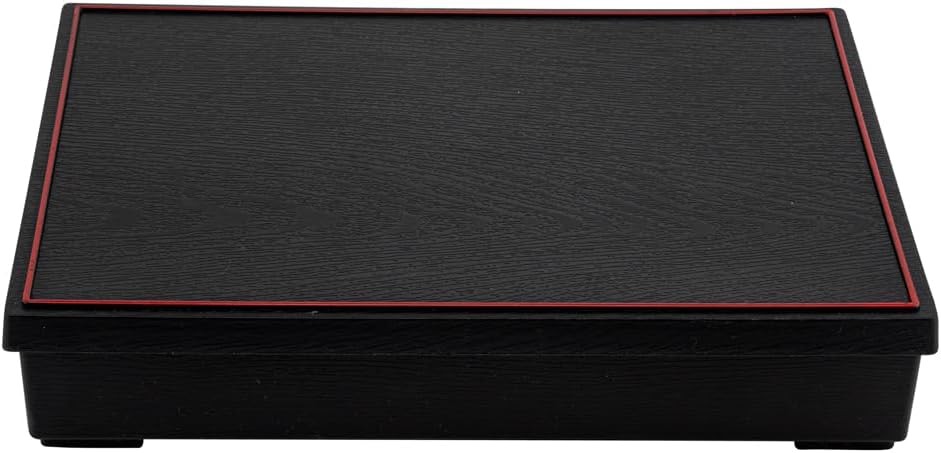 Restaurantware-12.2 x 9.8 x 2.4 Inch Compartment Lunch Large, Black