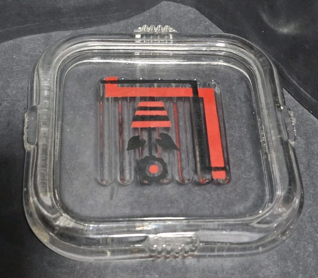 4 Federal Clear Glass Friggie 1 Floral 3 Veggie Square Lid Replacements