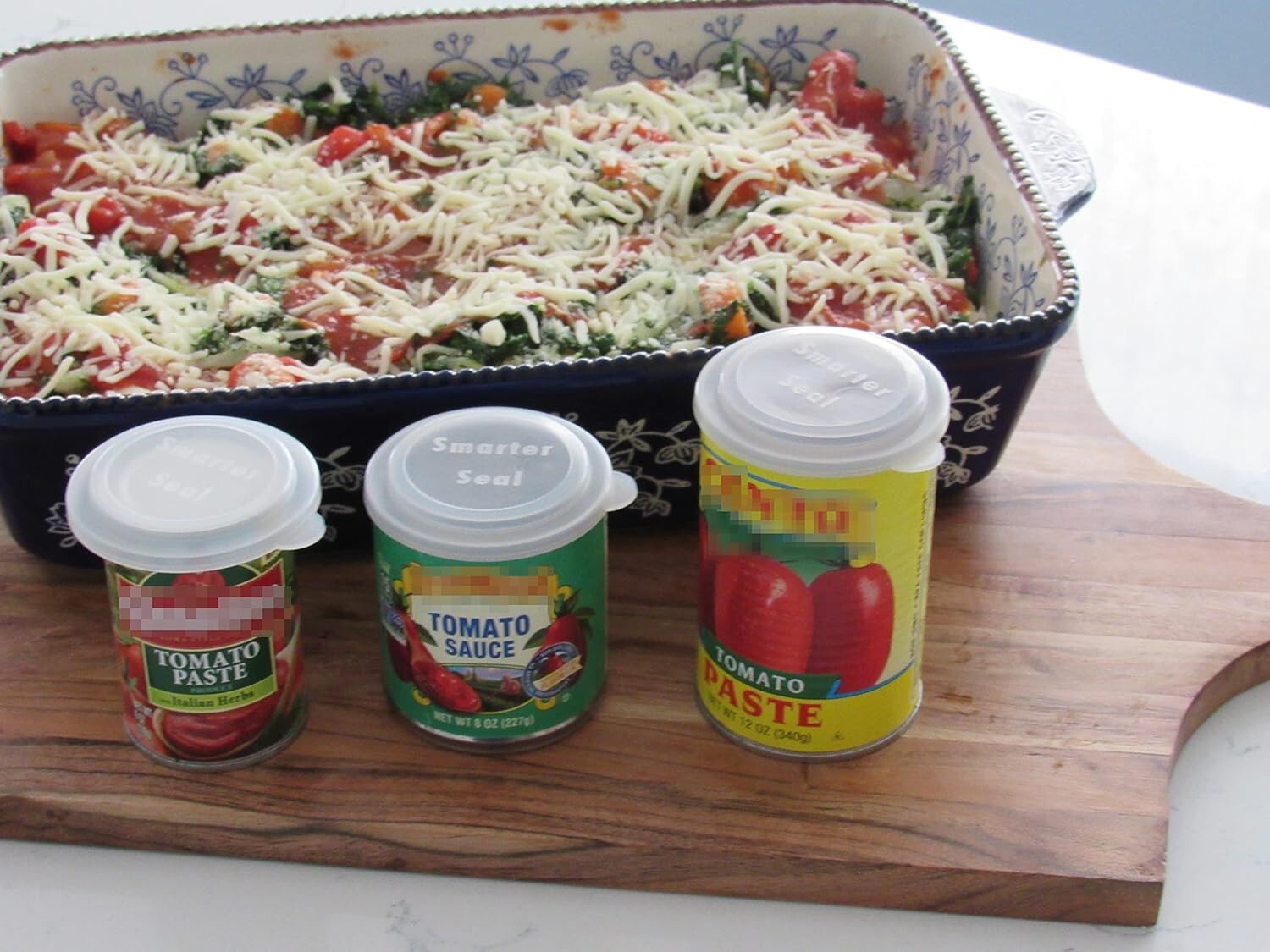 8-Pack Clear Food Can Lids – Airtight Seal for 4″ Cans, Reusable & Safe