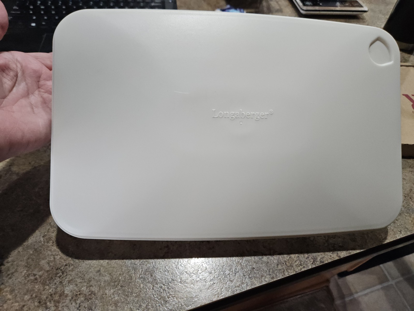 Longaberger 9×13 Serving Solutions Divided Protector & Lid #45144 Container
