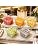 Bekith 6 Pack 1/6 Size Plastic Clear Food Pans with Lids for Kitchen Restaurant