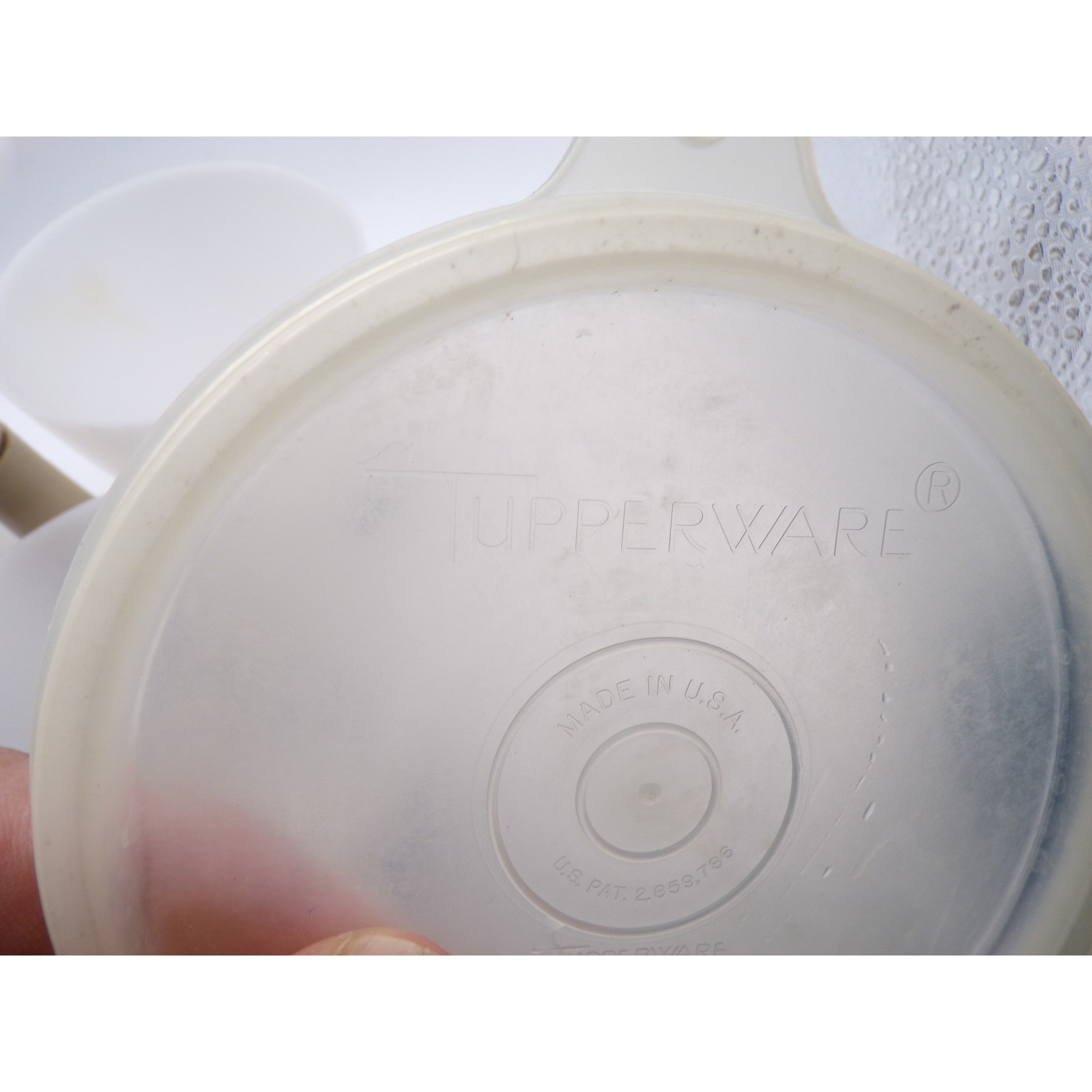 Vintage Tupperware Three Section Relish Condiment Server Divided Serving Dish