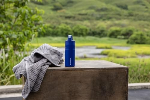 Stanley Iceflow Cap And Carry Water Bottle 16 Oz Mouth Twist Lid And Leakproof