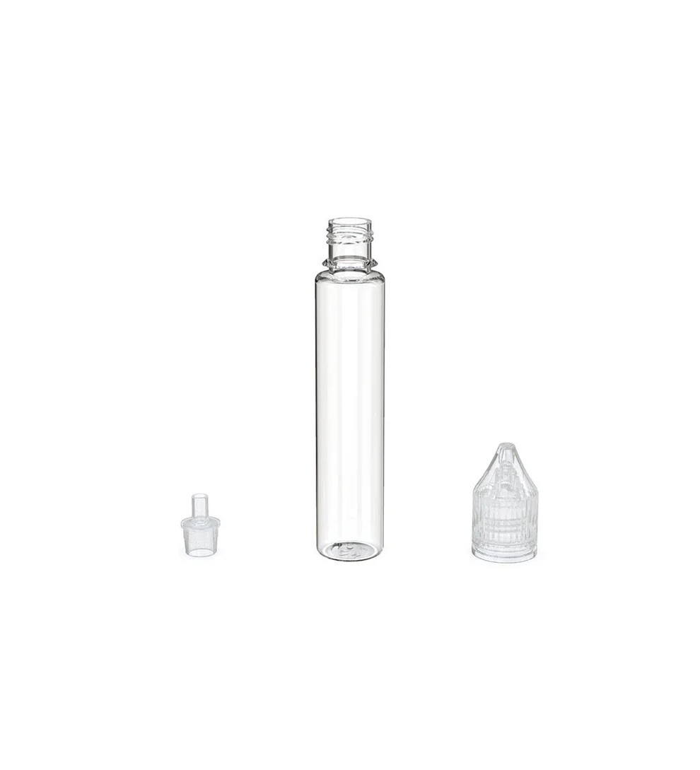 CHUBBY GORILLA 30ML V3 W/REDUCER PET Bottles (20pack) CLEAR BOTTLE/CLEAR LID