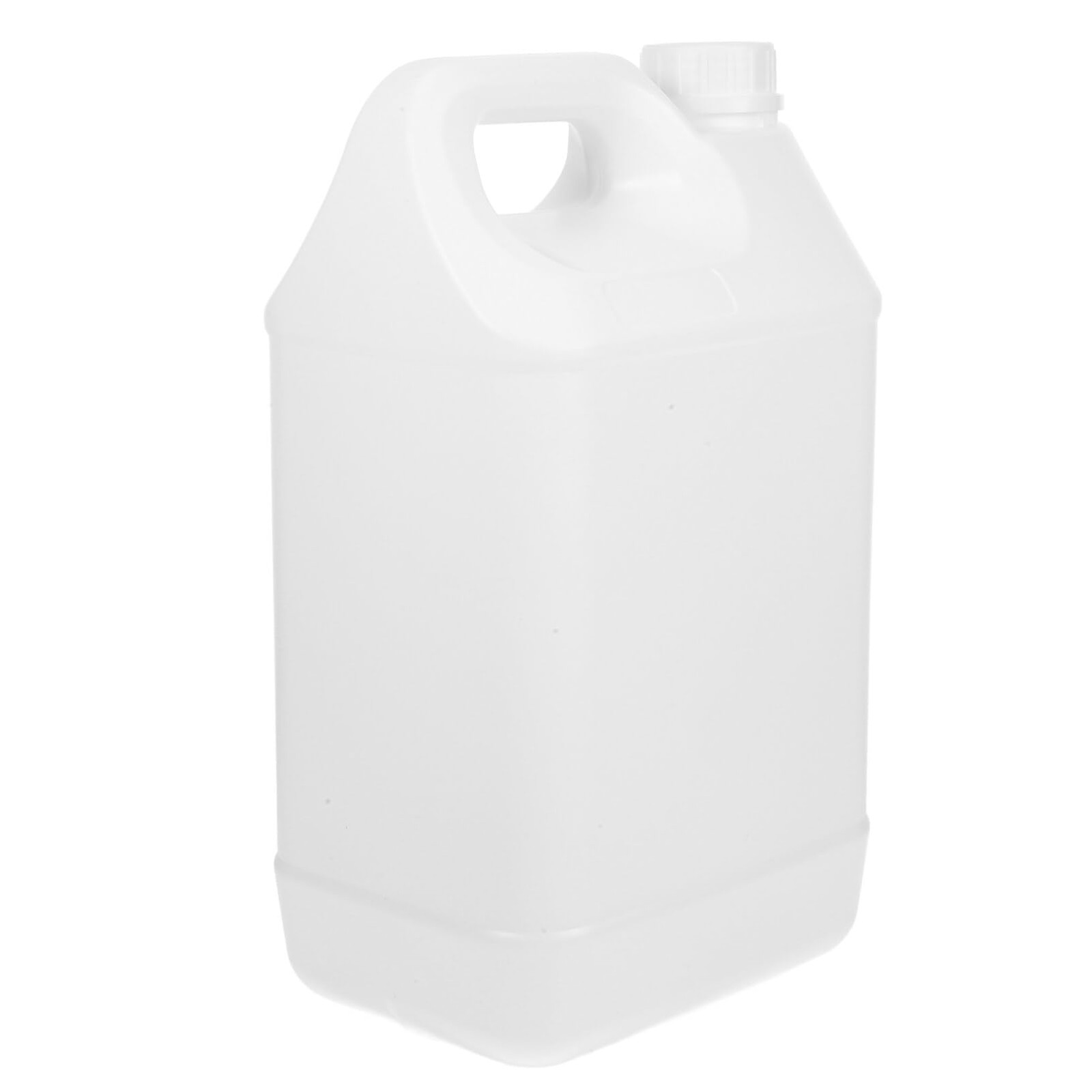 TOPPERFUN 5L HDPE Plastic Jugs Empty Bottle Jug with 169.1 Ounces, White
