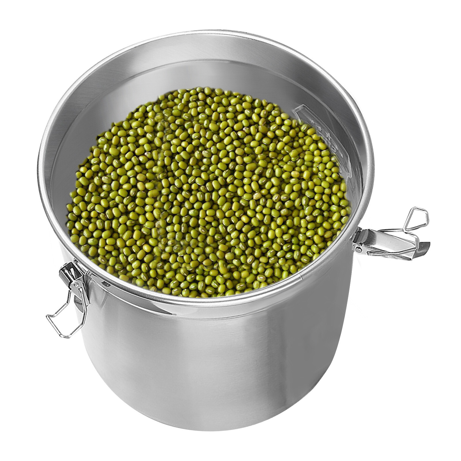 6L Airtight Rice Bucket Canister Food Storage Container 304 Stainless Steel