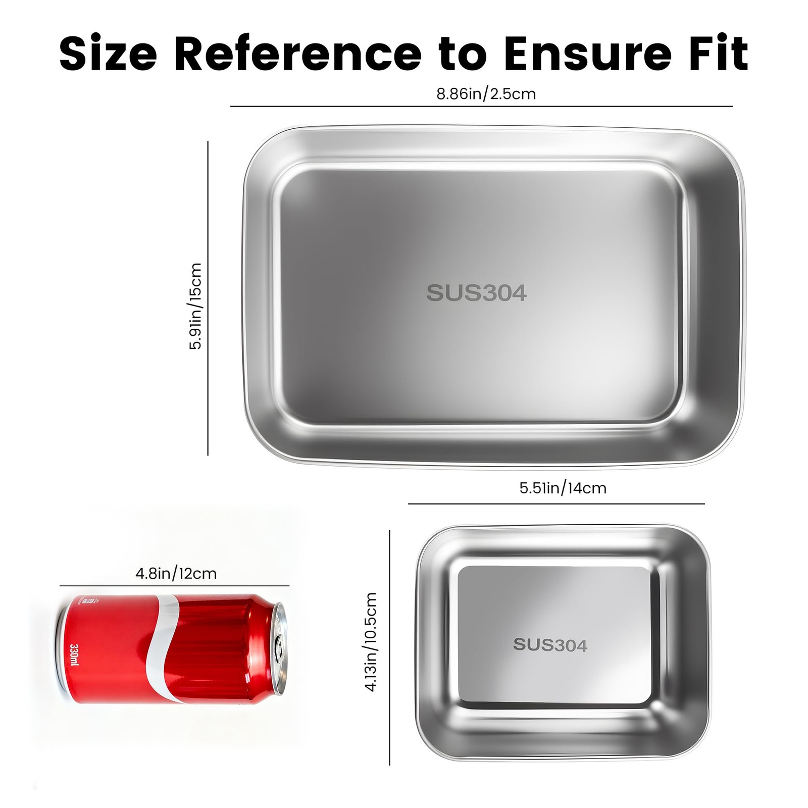 MQXYSDLY 9-Piece Stainless Steel Food Storage Containers Set with Lids – 3 La…