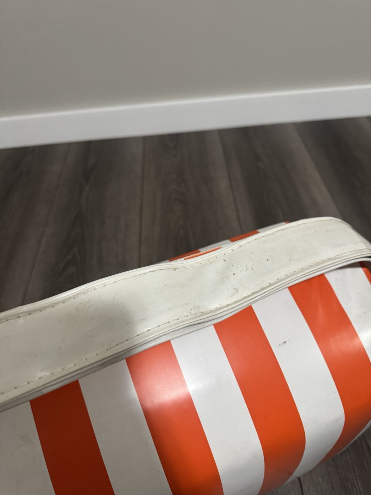 Vintage Tupperware Orange Stripe Picnic Cooler Set New Open Box