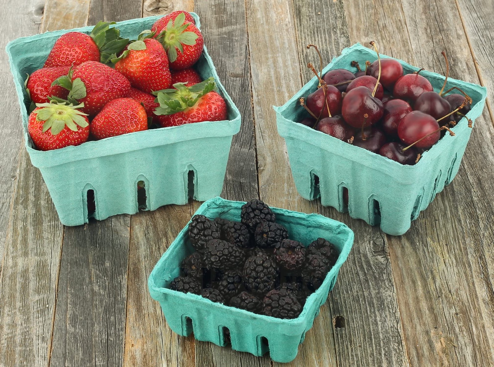 Green Berry Basket 1/2 Pint – Molded Pulp Fiber Vented Produce Basket (Pack o…