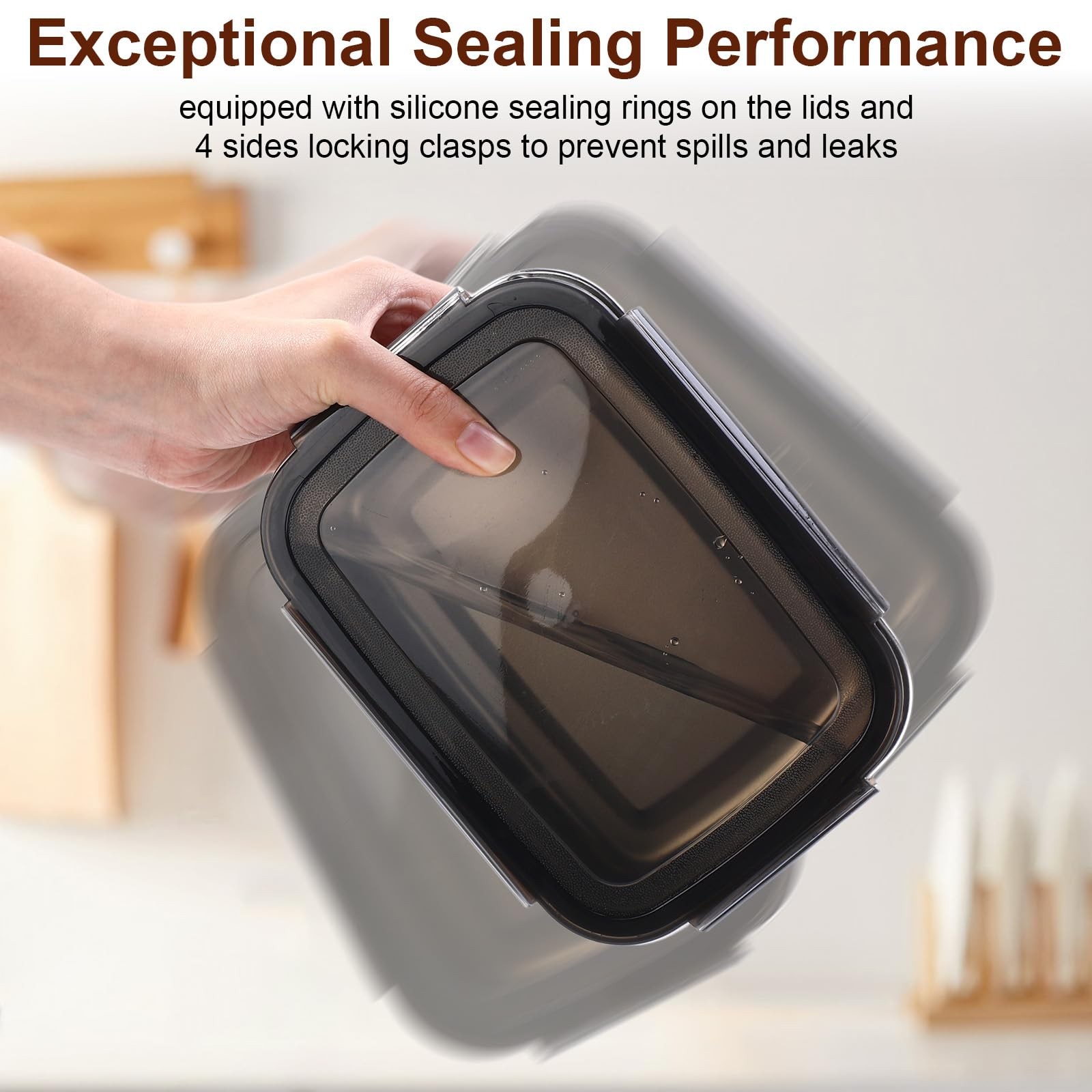 12 Pcs 29oz/ 850 ml 304 Stainless Steel Food Containers with Lid, FDA Registe…