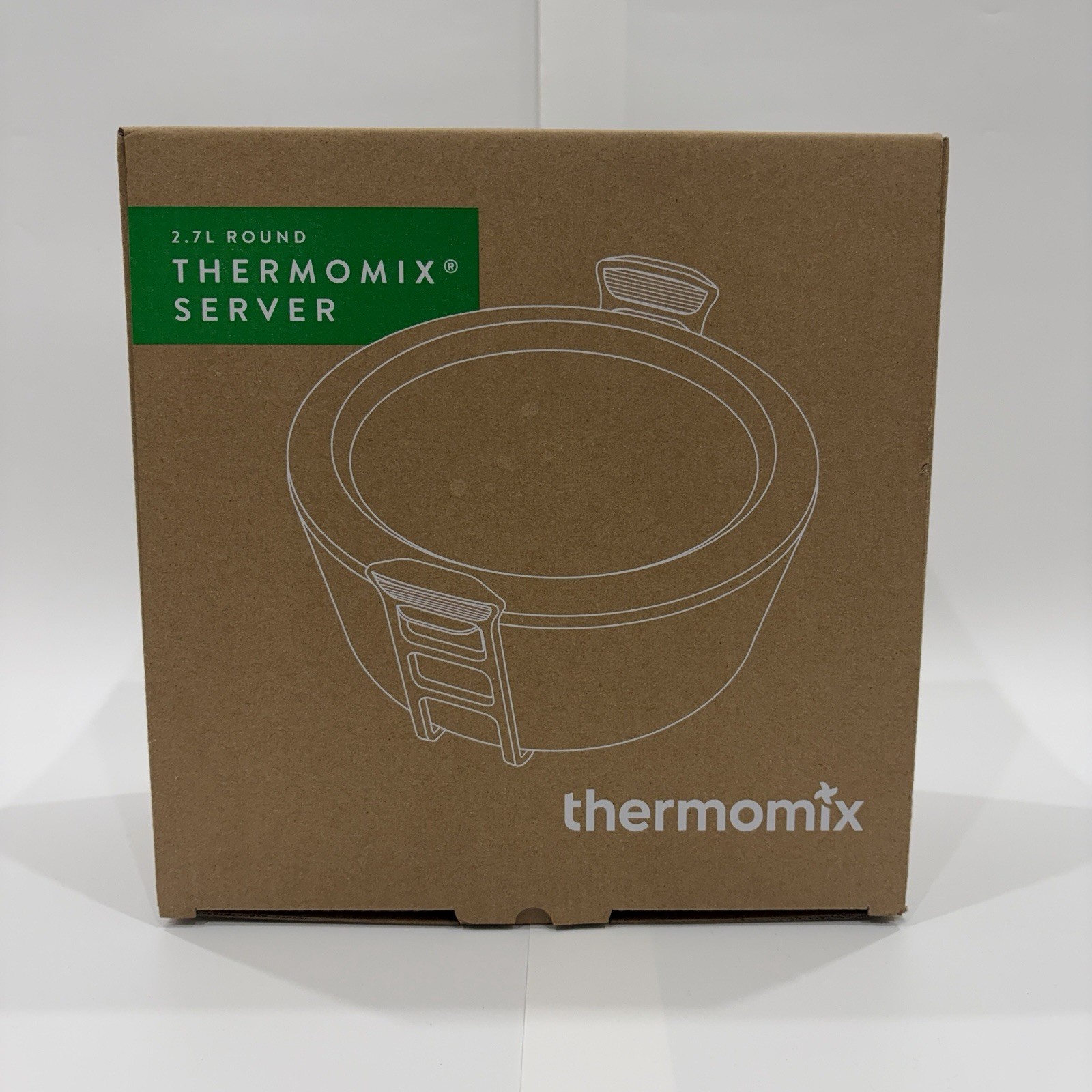 Thermomix Server 2.7L Stainless Steel Round Insulated – NEW MODEL