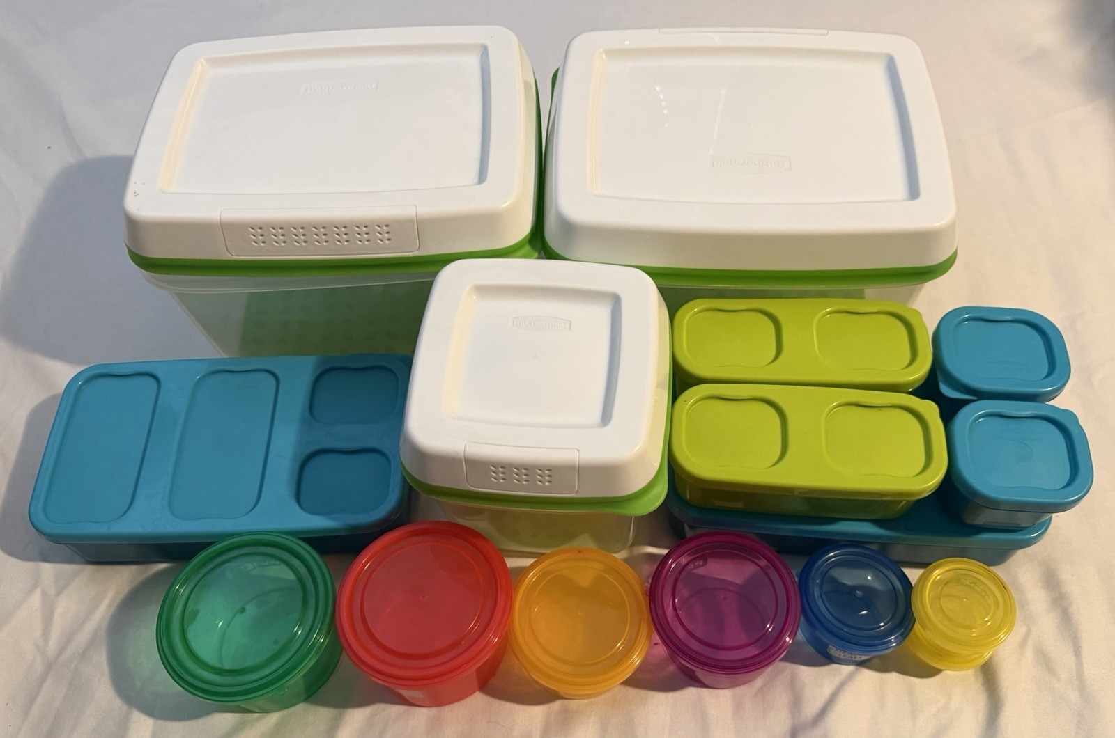 Rubbermaid FreshWorks Produce Saver Containers 4 Refrigerator 3 Piece Set + More