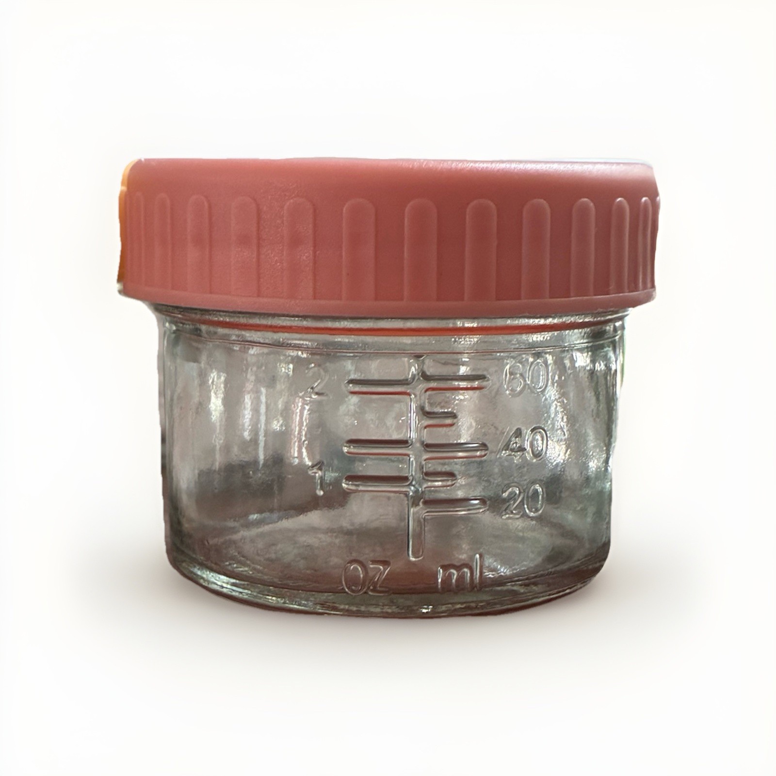 2oz Glass Jars Set of 6 Baby Food Storage Containers with Lids Reusable