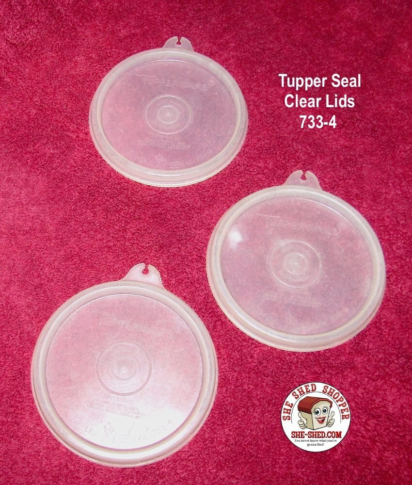 Tupperware Condiment Caddy Set 757 3 Cups 758 & Lids 733 Vintage VGC