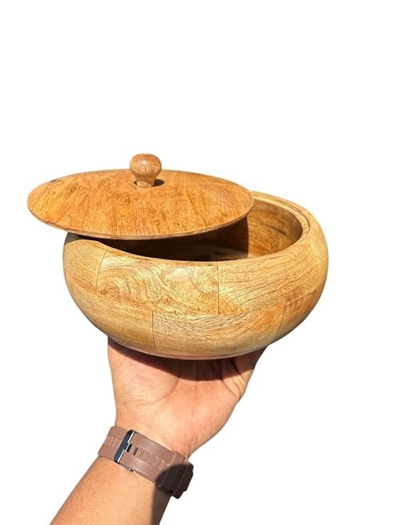 Wooden Chapati Box for Kitchen Chapati box Hot Case for Roti, Paratha