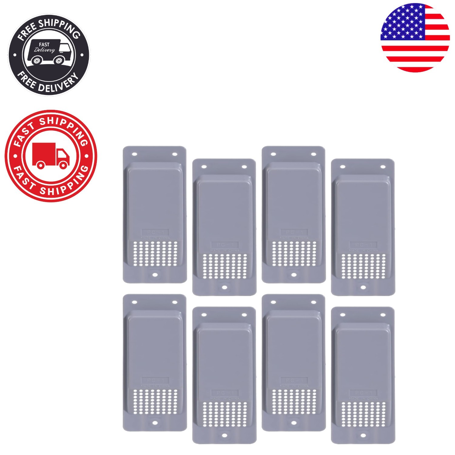 ABS Air Vent Kit for Improved Cargo Safety – 8 Pack Shipping Container