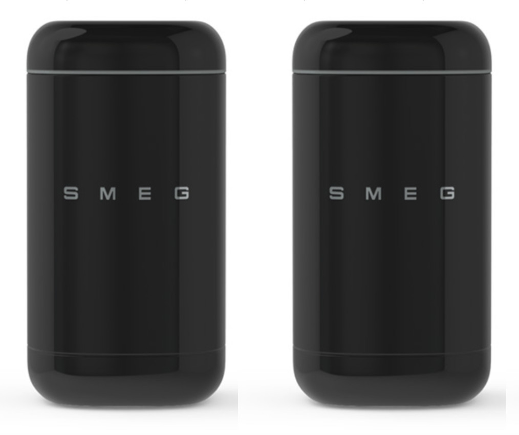 SMEG Food Storage Containers 2x 2026 New Collection Retro Design 1.4L Black