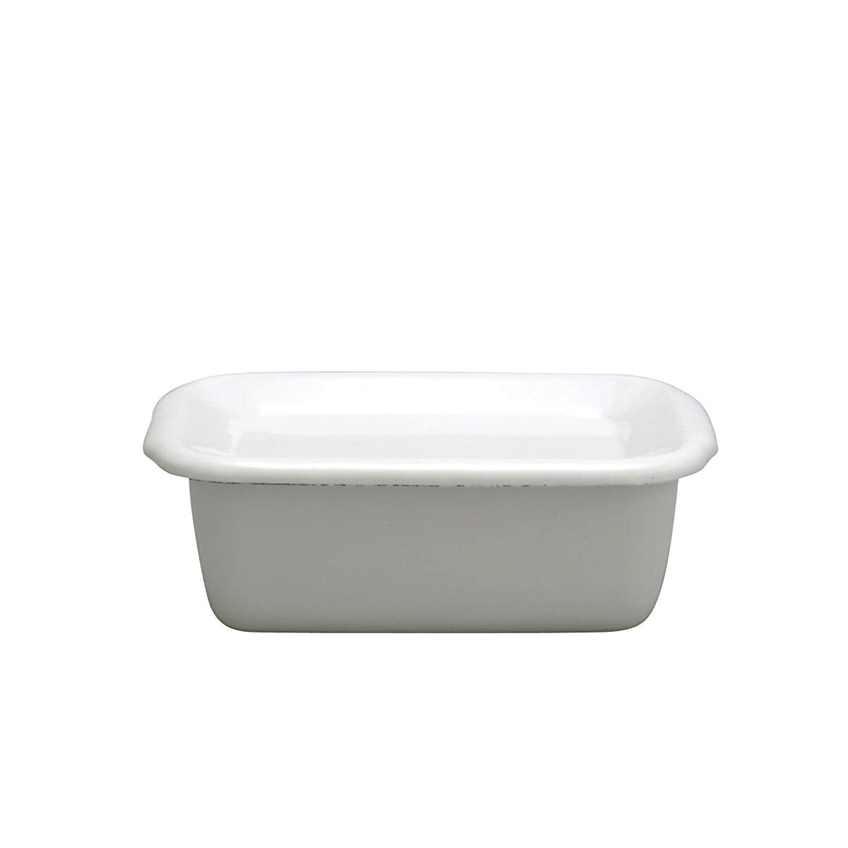 Noda Horo Rectangular White Enamel Stockpot WFH-S From Japan