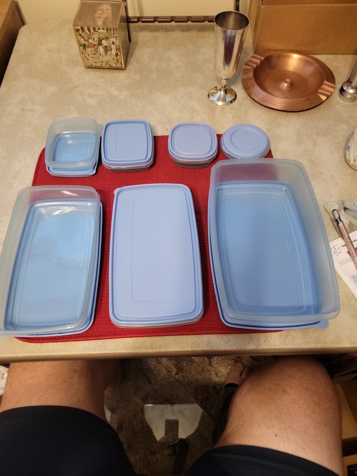 14 piece plastic food storage set