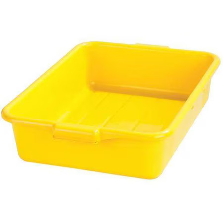 Carlisle Foodservice Tote Box, Yellow, Polyethylene N4401004 Carlisle
