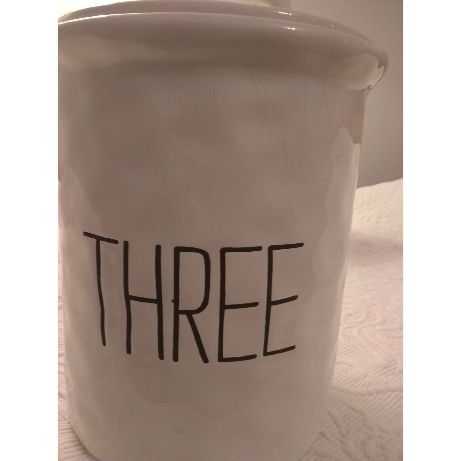 2015 Mud Pie One (no lid) & Three lidded storage cookie treat organize canisters