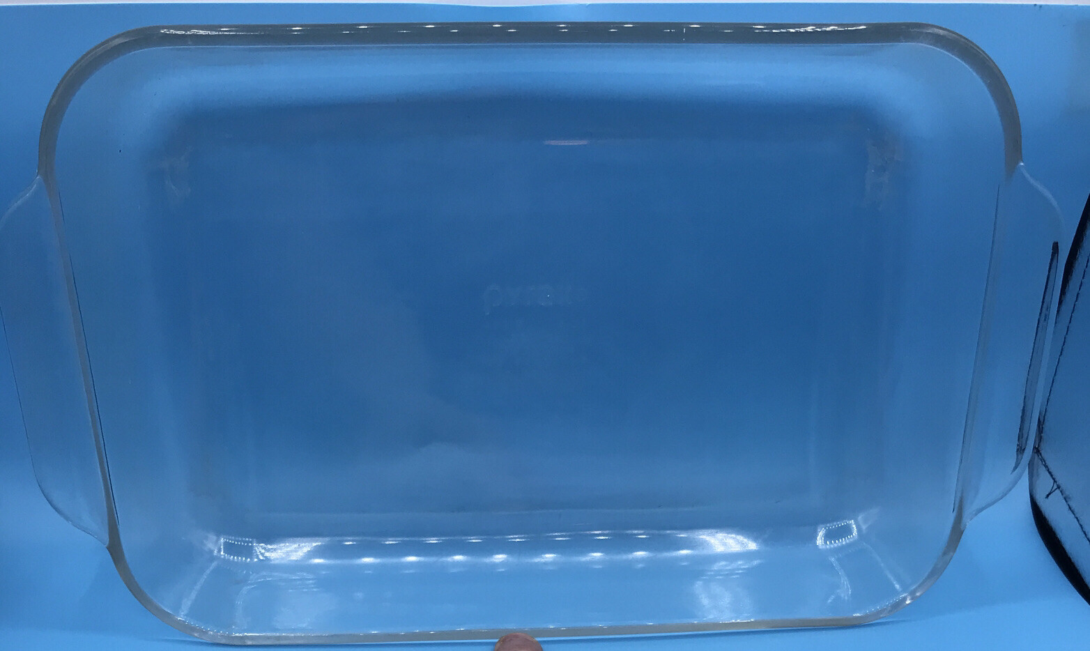 Pyrex Clear Glass 232 2qt 2L Pan 13×7.5” Rectangle Casserole Baking Dish Pan EUC