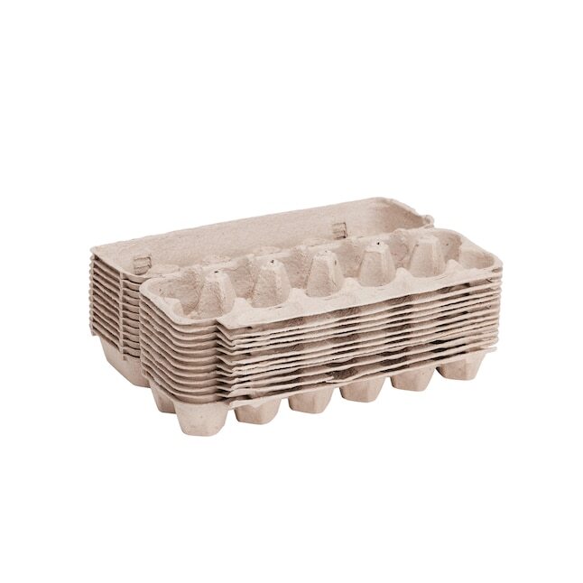 Pecking Order DOZEN PAPER PULP EGG CARTONS – 12-pack
