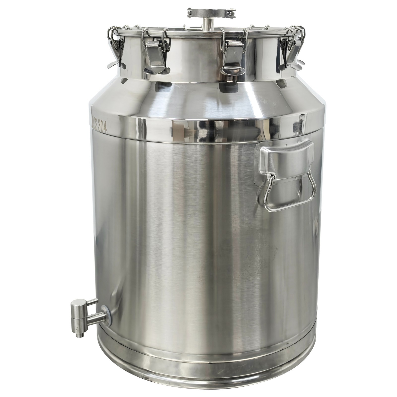 304 Stainless Steel Fermenter Tank 64L Capacity Sealing Storage Tank with Faucet