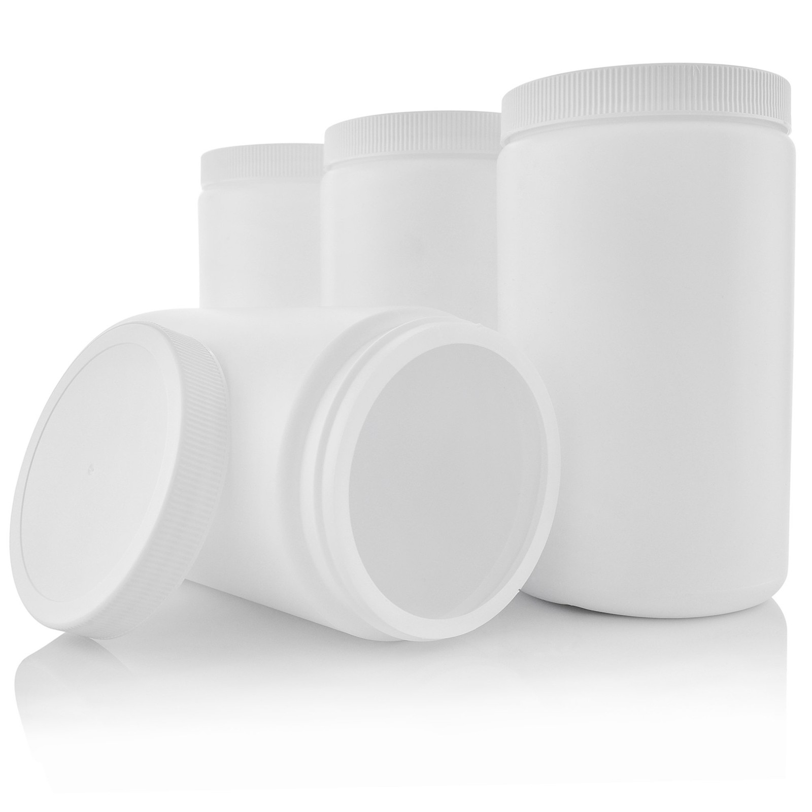 Plastic Containers with Screw on Lids 32 oz Quart Hot or Cold Freezable Food …