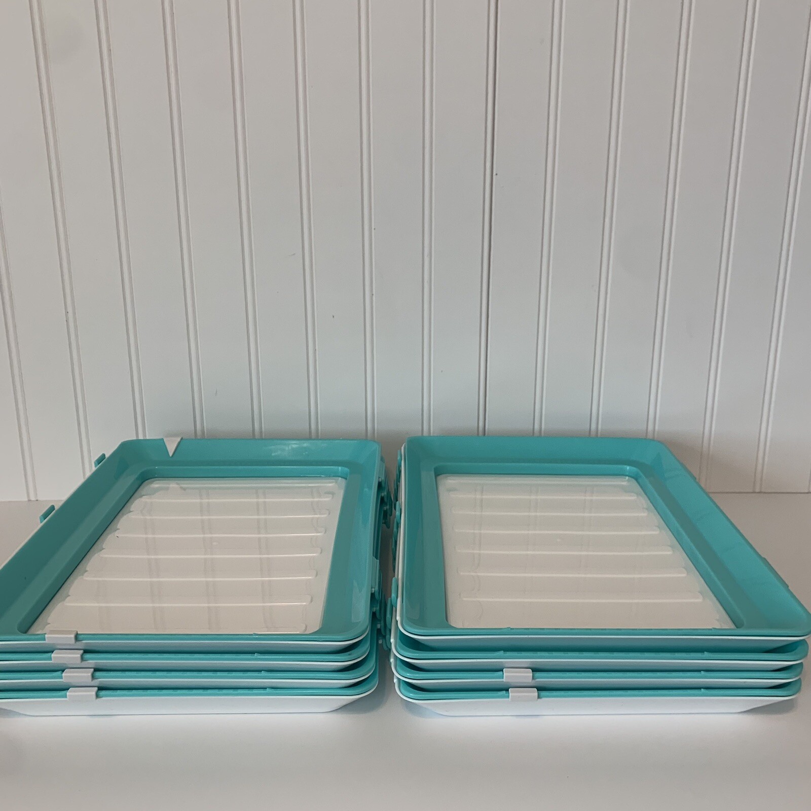 Skinny Stacks Food Storage Trays Set Of 8 Intersell Brand