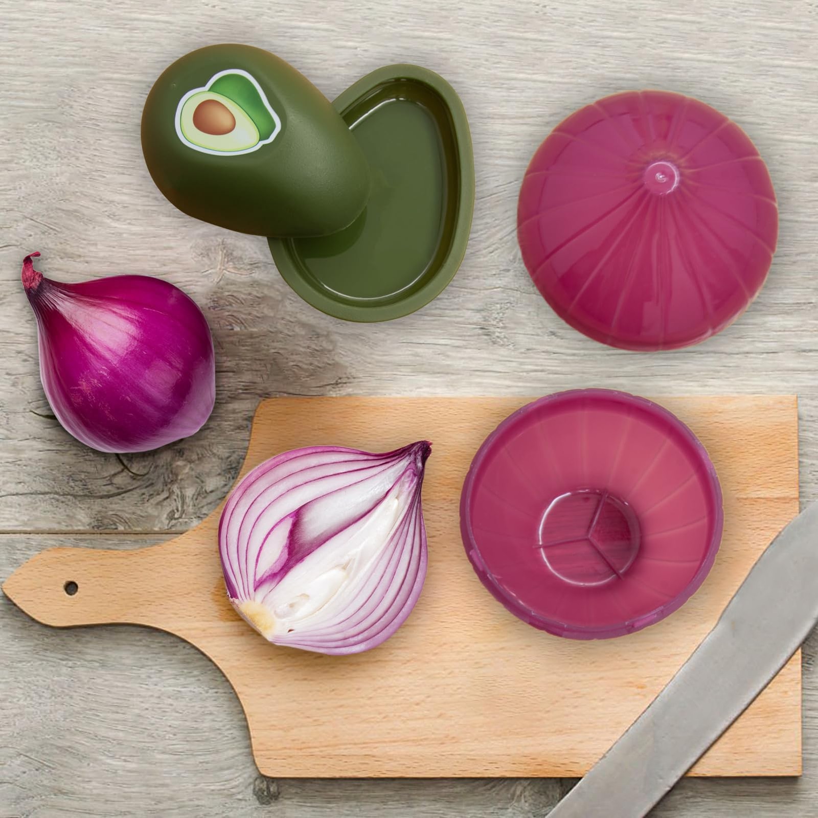PIVNASY Vegetable and Fruit Storage 8 inches x 3.7 inches, Multicolor