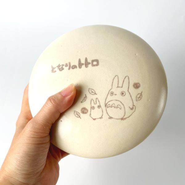BankoWare Totoro Ohitsu Ceramic Continer for Cooked Rice White Ghibli 550ml New