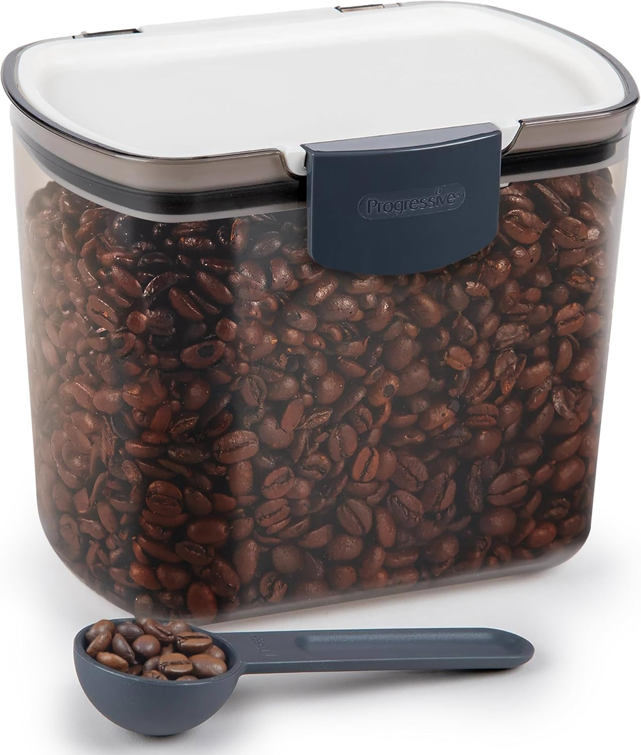 Prokeeper 1.5-Quart Coffee Storage Container with Scoop – Tinted, Airtight Plast