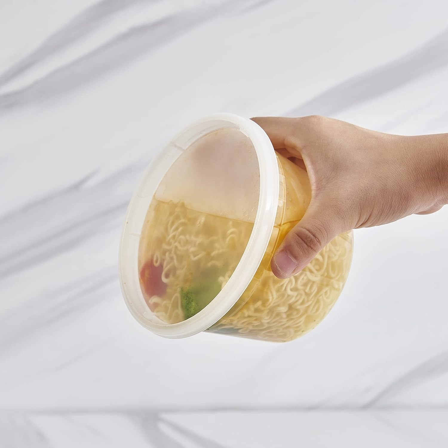 16oz BPA-Free Plastic Food Containers – Ideal for Takeout, Meal Prep & Snacks