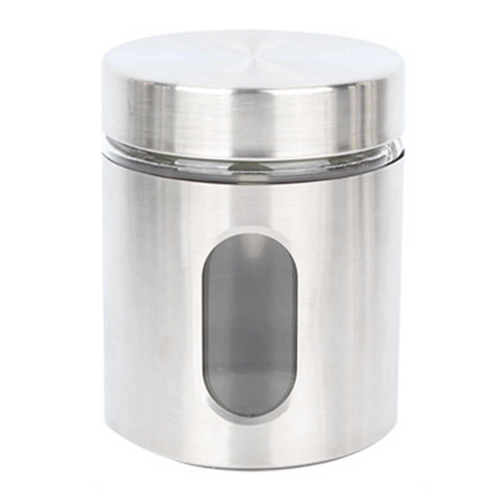 Teensery Stainless Steel Container Food Storage Jar Sealed Coffee Can Kitchen Ca
