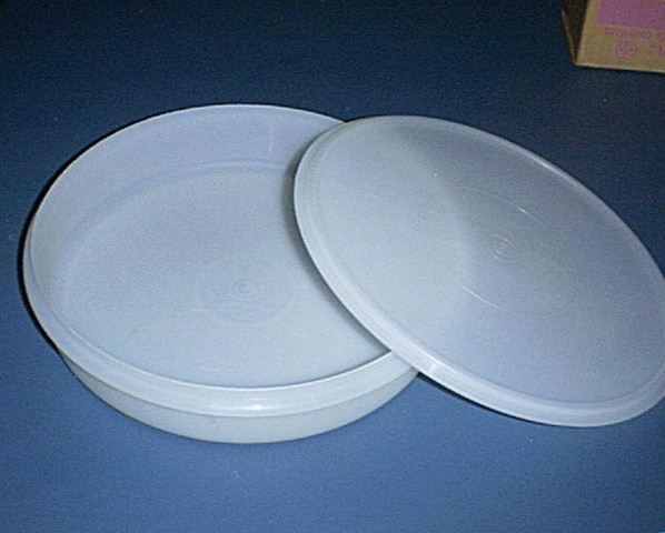 Vtg TUPPERWARE Cake /Pie /Cookie 12″ Pastry Keeper Taker Saver #242 & Seal #224