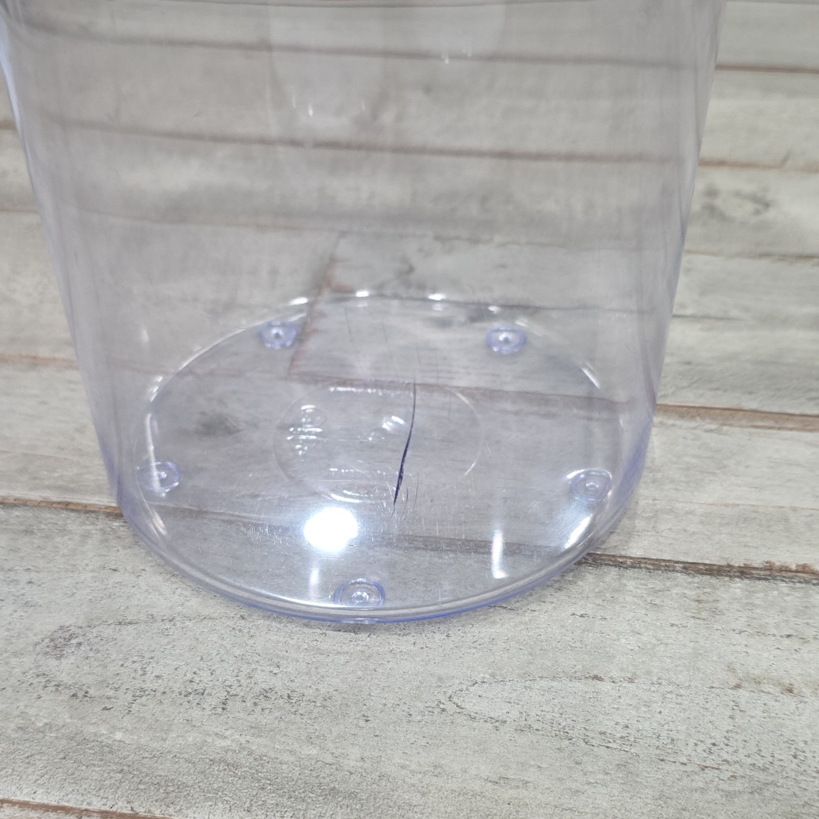 OXO POP 2-Piece Clear Round Plastic Storage Containers w/ White Snap Lids