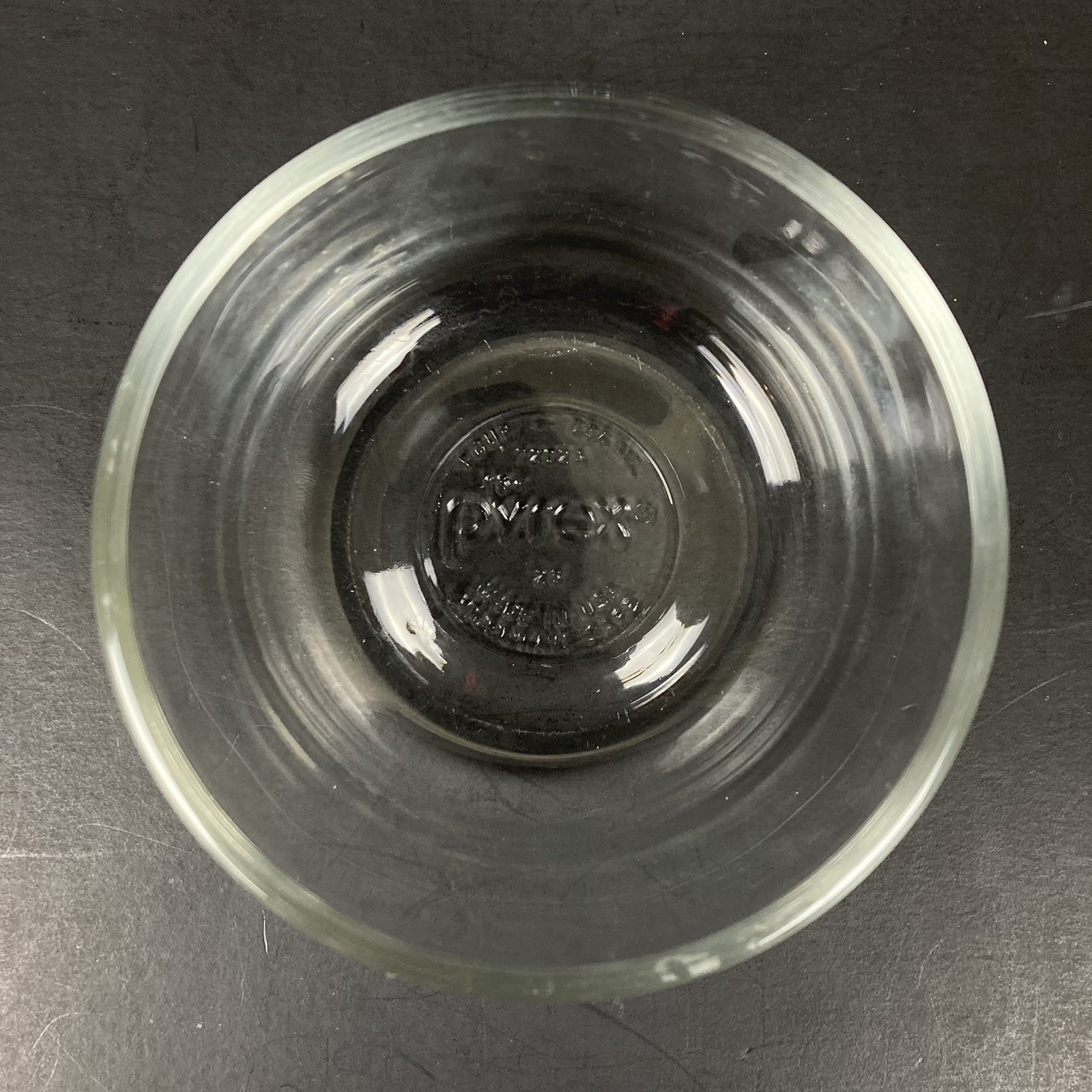 PYREX 7202A 1 Cup 236 mL Clear Round Glass Food Storage Bowl No Lid Made in USA