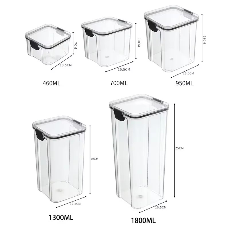 Sealed Jars Kitchen Grain Storage Organizer