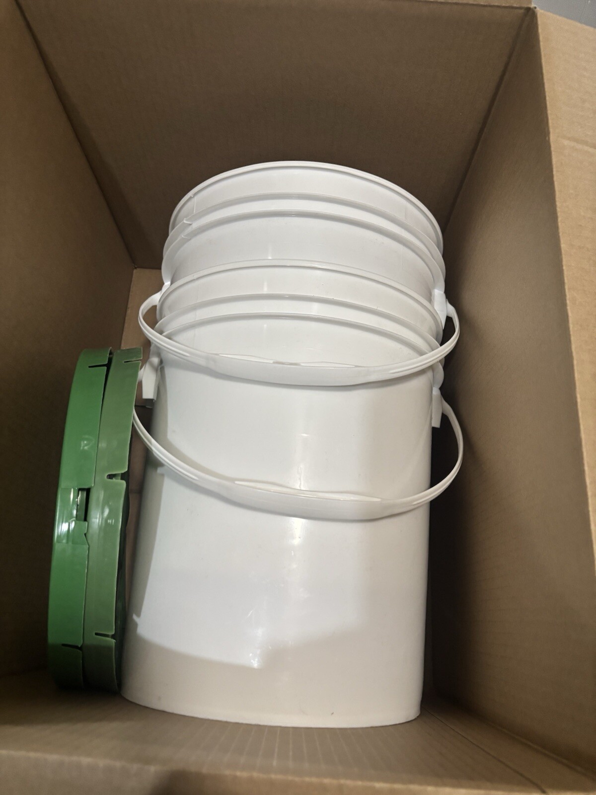 5 Gallon Plastic Pail With Lid (1 Pack)