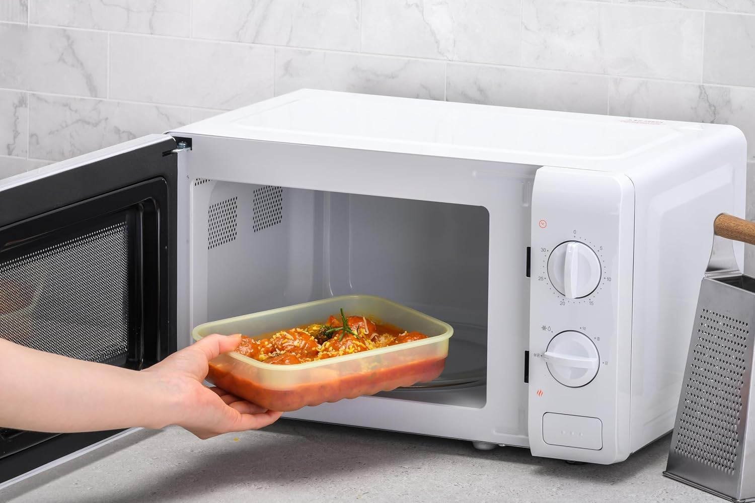 Fresh-Block Plastic Food Storage Container | Produce Storage Containers for Frid