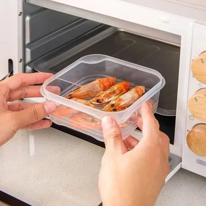 350ml -10PCS Food Storage Containers Airtight Fridge Freezer Boxes Kitchen Set