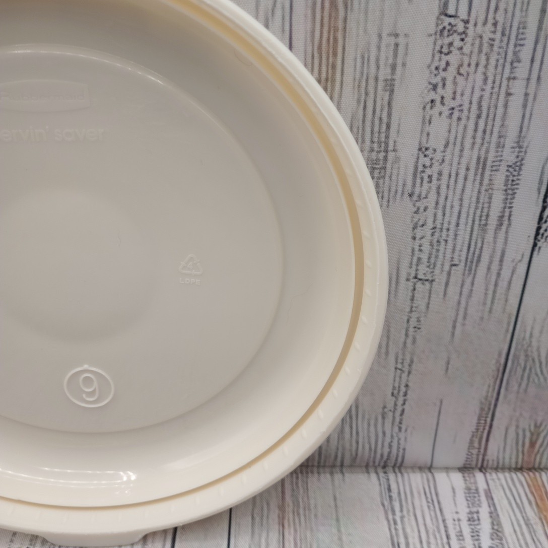 Rubbermaid Servin Saver #9 Round Almond Lid 0023 Replacement Cover ONLY