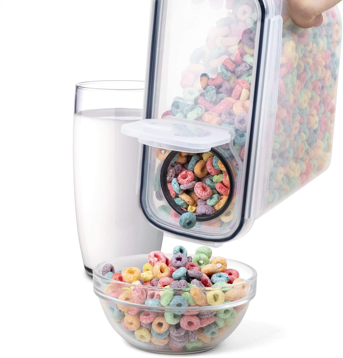 Cereal Containers Storage Set – 4 Piece Airtight Large Food Storage Containers(1