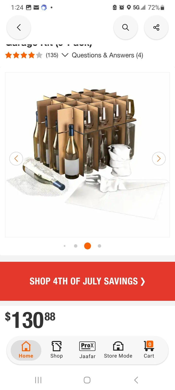 Glass Divider for KitchenGarage Kit (9-Pack)