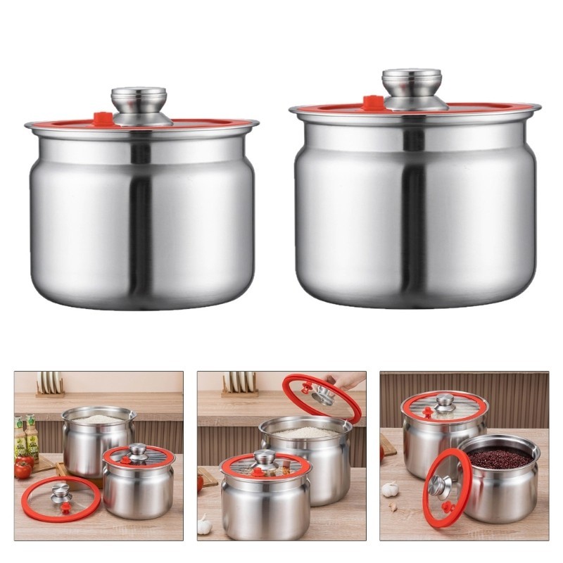 Industrial Container Leakproof Storage Jar Accessory for Flour Sugar Grains